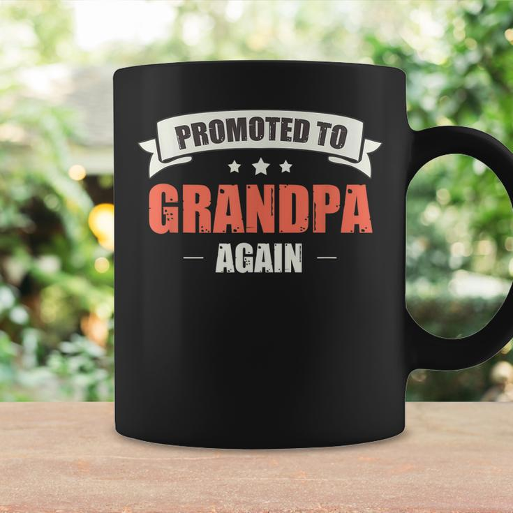 Grandpa Gift Promoted To Grandpa Again Gift For Mens Coffee Mug Gifts ideas