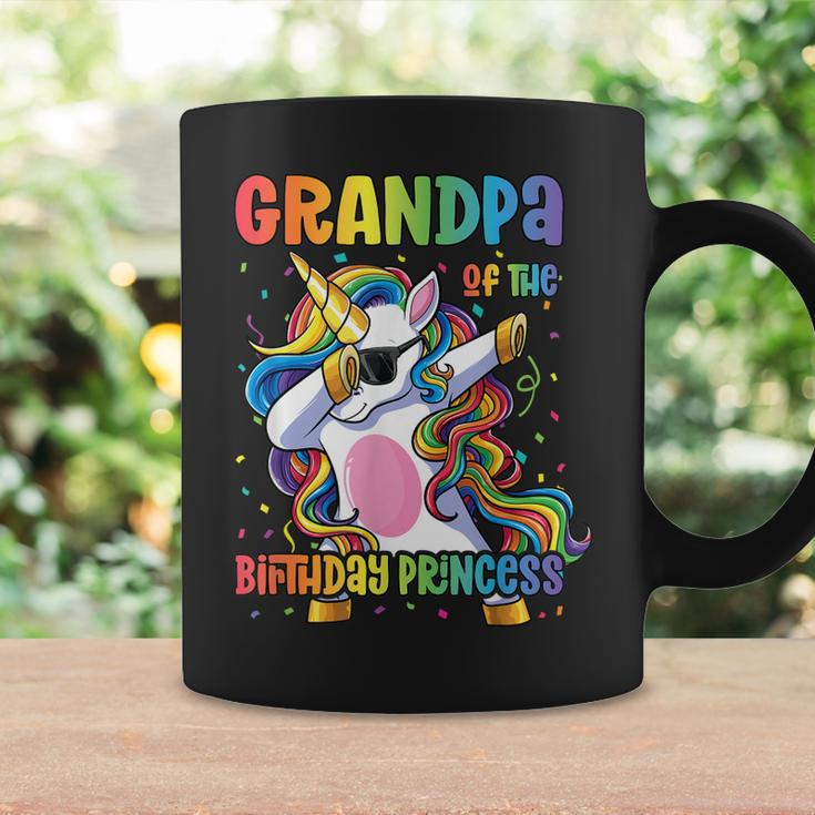 Grandpa Of The Birthday Princess Dabbing Unicorn Girl Gift For Mens Coffee Mug Gifts ideas