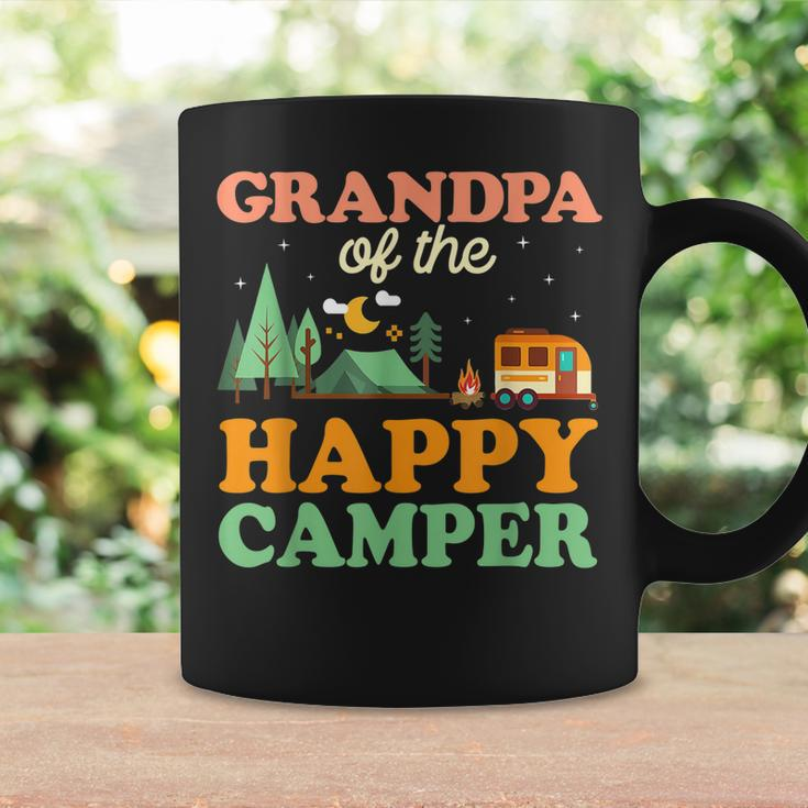Grandpa Of The Happy Camper Men 1St Bday Camping Trip Coffee Mug Gifts ideas