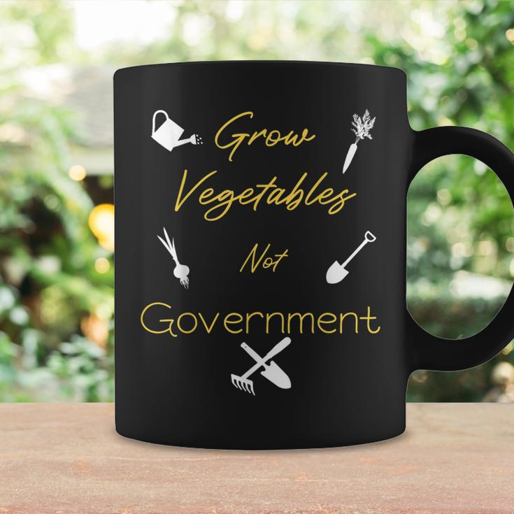 Grow Vegetables Libertarian Gardening Homestead Ranch Farm Coffee Mug Gifts ideas