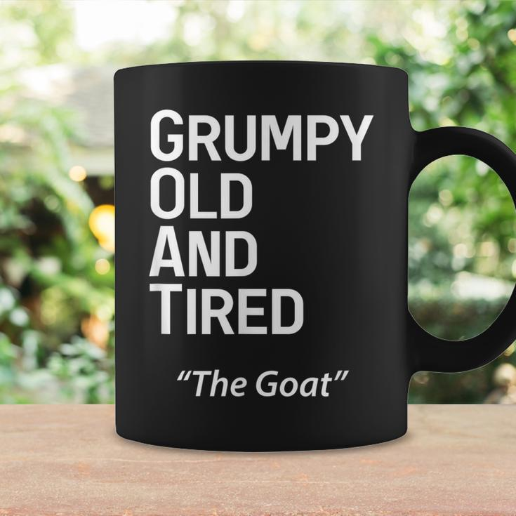 Grump Old And Tired Goat Funny Middle Aged Men Coffee Mug Gifts ideas