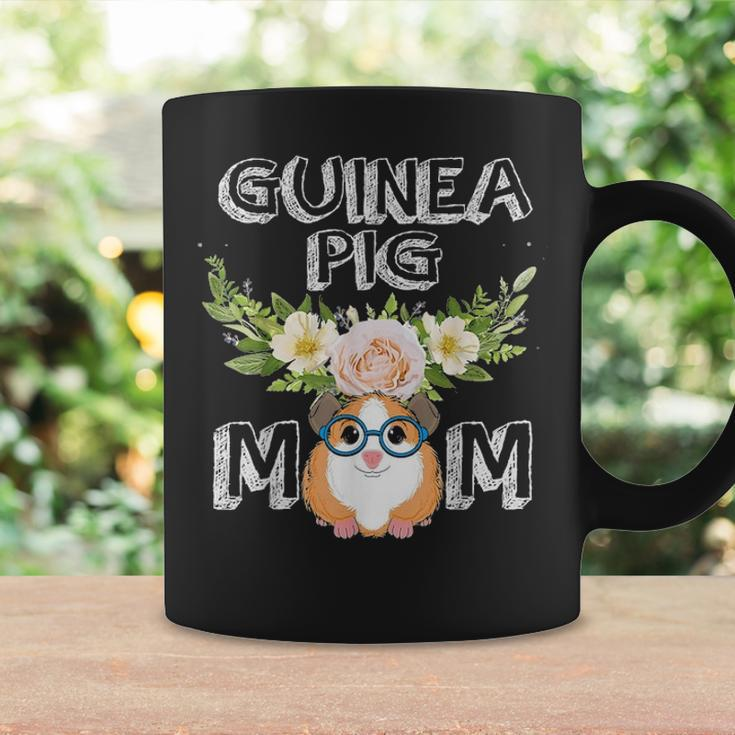 Guinea Pig Mom Floral Style Mothers Day Outfit Gift Coffee Mug Gifts ideas
