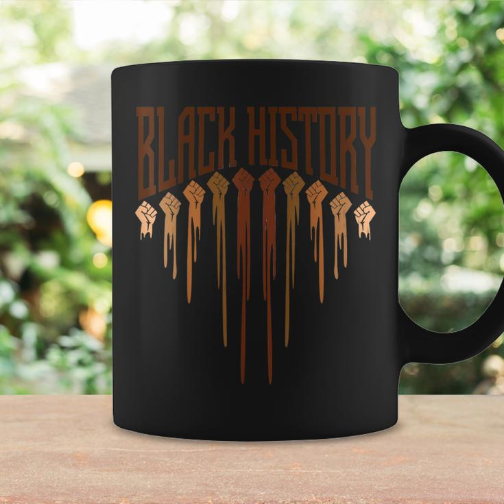 Hand Fist We Are All Human African Pride Black History Month Coffee Mug Gifts ideas