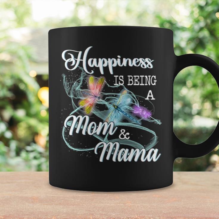 Happiness Is Being A Mom & Mama Dragonfly Mothers Day Coffee Mug Gifts ideas