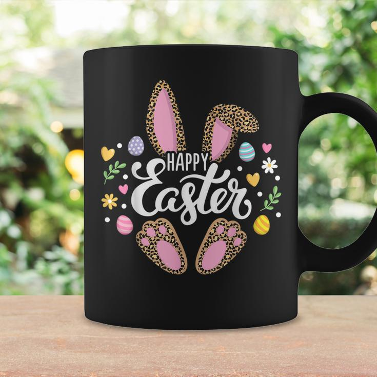 Happy Easter Bunny Leopard Easter Egg Hunt Easter Women Girl Coffee Mug Gifts ideas