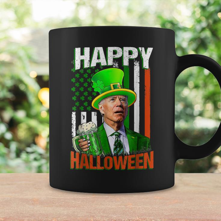 Happy Halloween Funny Leprechaun Biden Irish St Patrick Day Coffee Mug Gifts ideas