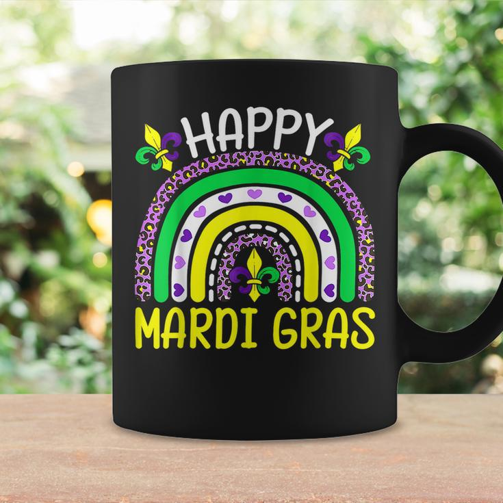Happy Mardi Gras Leopard Boho Rainbow Women Girls Kids Gifts V6 Coffee Mug Gifts ideas