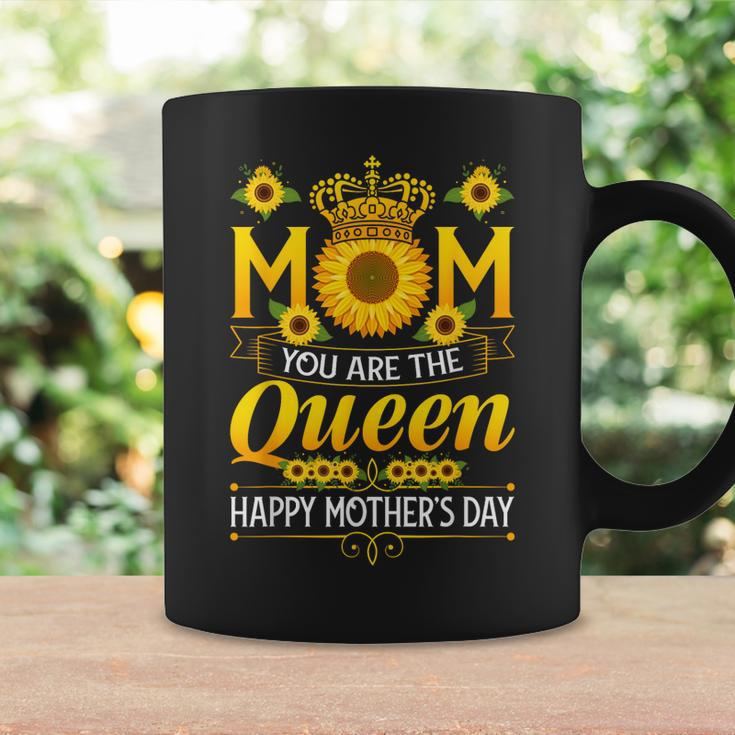 Happy Mothers Day You Are The Queen With Sun Flower Coffee Mug Gifts ideas