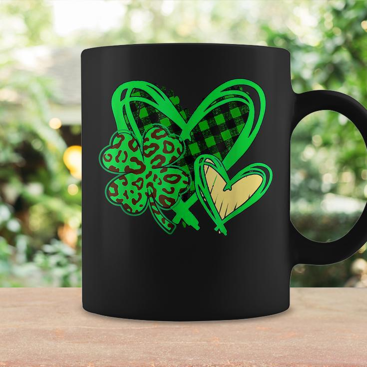 Happy St Patricks Day ShamrockHeart Pajama Patricks Day Coffee Mug Gifts ideas