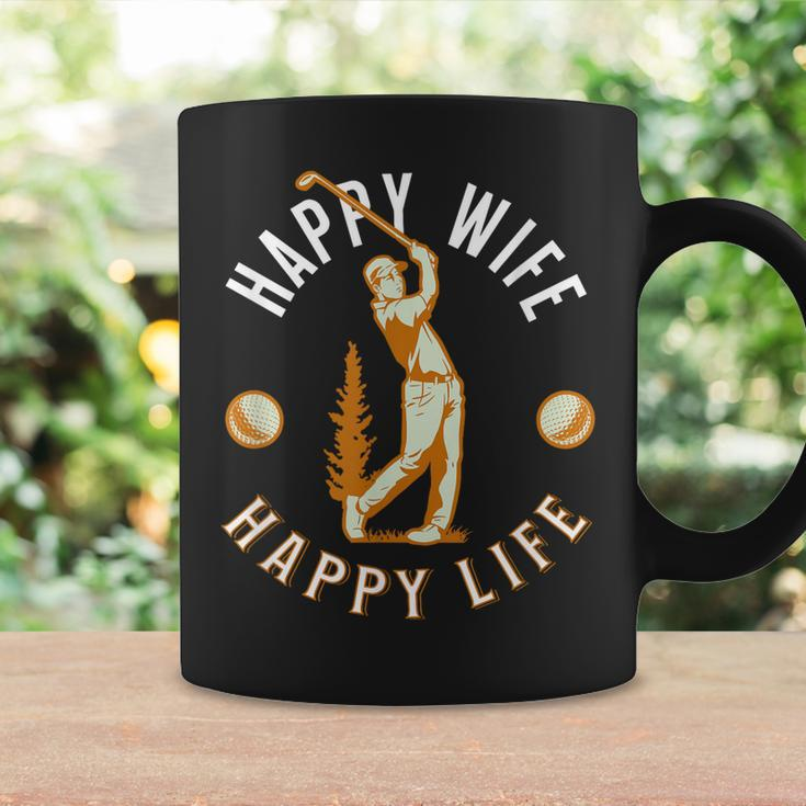Happy Wife Happy Life - Funny Golf Game For Happy Marriage Coffee Mug Gifts ideas