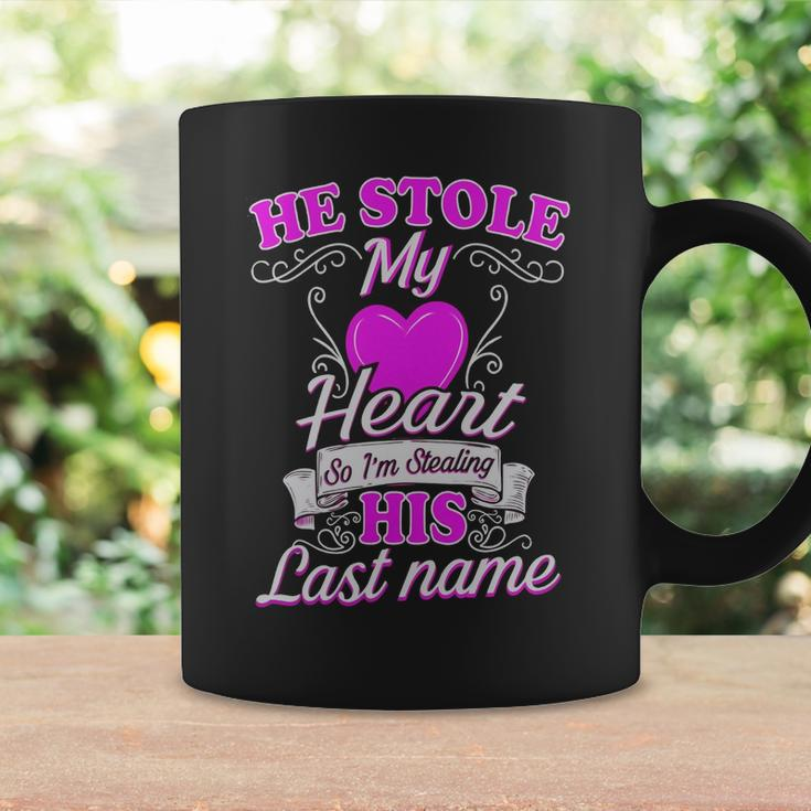 He Stole My Heart So Im Stealing His Last Name Coffee Mug Gifts ideas