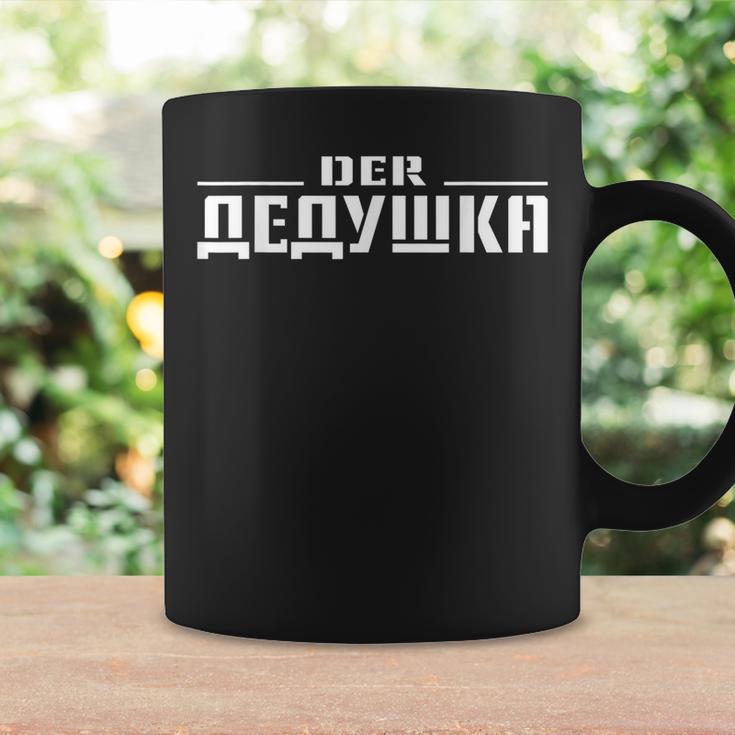 Herren Tassen Opa aus Russland, Russischer Großvater mit Schrift Geschenkideen