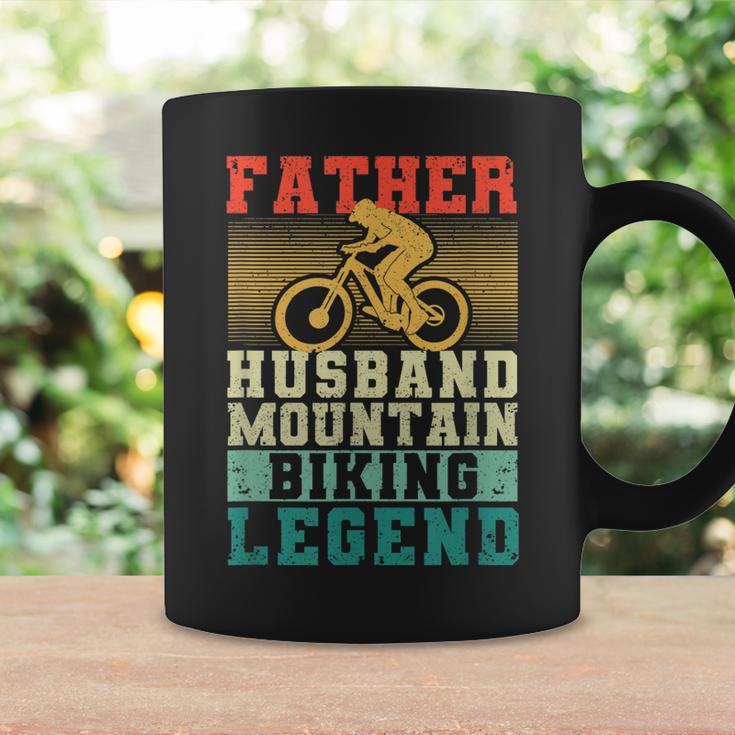 Herren Vatertag Biker Vater Ehemann Mountainbike Legende Tassen Geschenkideen