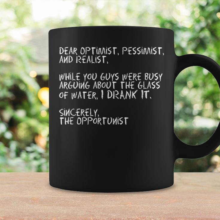 Hilarious Opportunist Funny Quote Men Women Boys Girls Gift Coffee Mug Gifts ideas