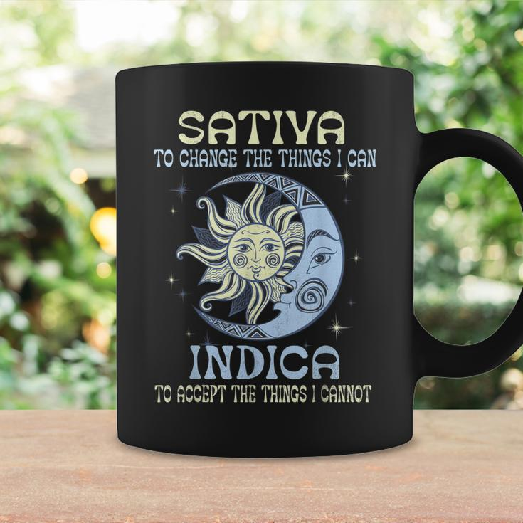 Hippie Cannabis 420Sativa To Change The Things I Can Indica Coffee Mug Gifts ideas