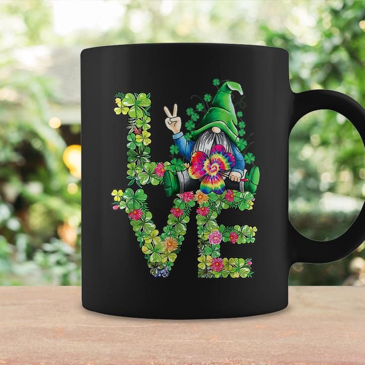 Hippie Gnome Love Clover Tie Dye Shamrock Patricks Day Coffee Mug Gifts ideas