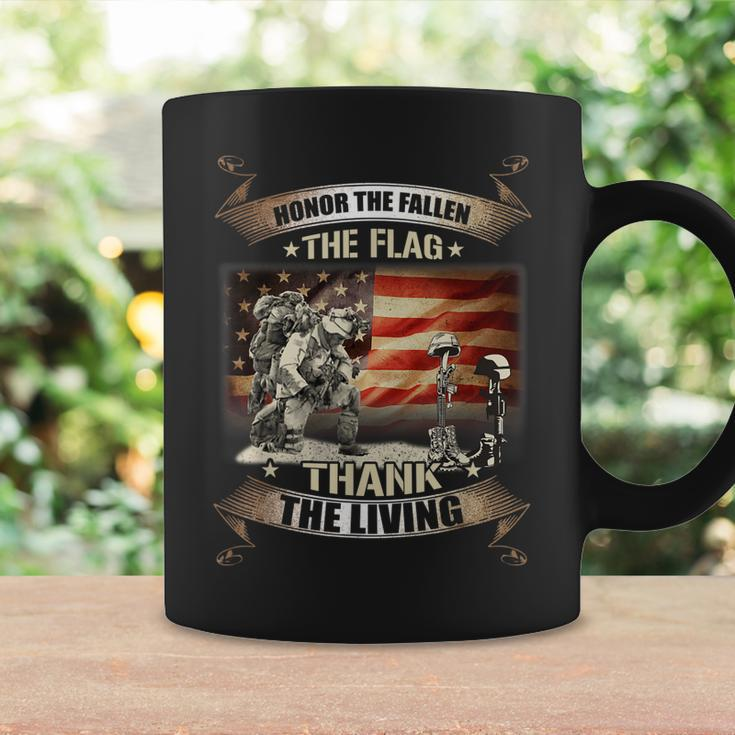 Honor The Fallen Thank The Living Memorial Day - Veteran Day Coffee Mug Gifts ideas