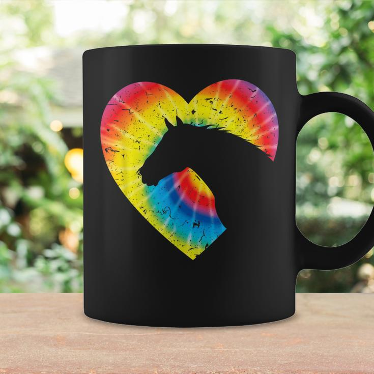 Horse Heart Silhouette For Cowgirl Equestrian Graphic Print Coffee Mug Gifts ideas