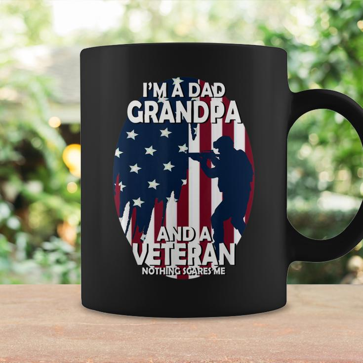 I Am A Dad Grandpa And A Veteran Nothing Scares Me Usa V2 Coffee Mug Gifts ideas