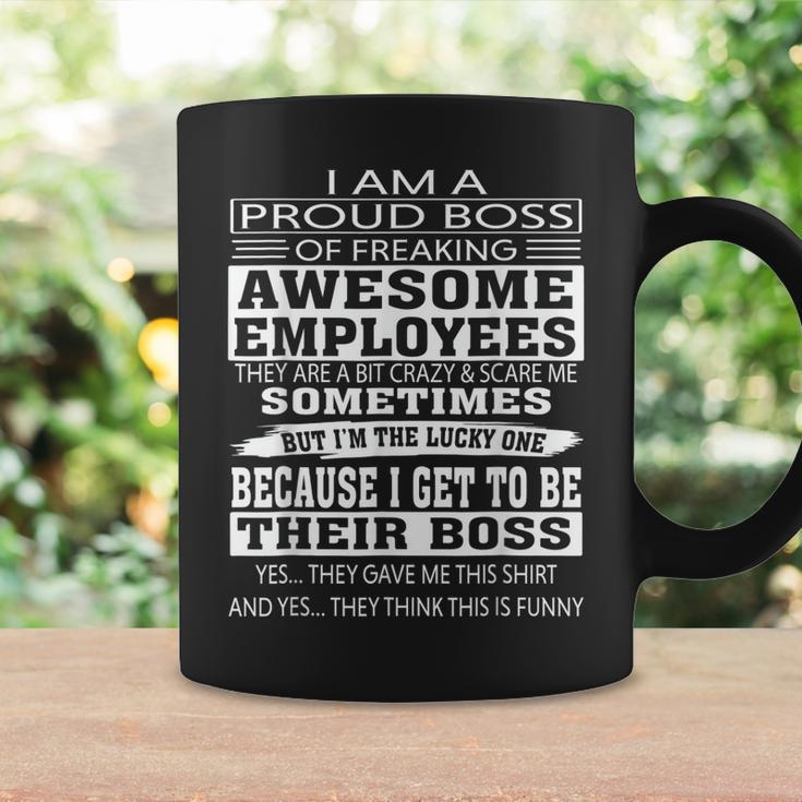 I Am A Proud Boss Of Freaking Awesome Employees V2 Coffee Mug Gifts ideas