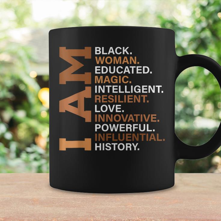 I Am Black Woman Educated Melanin Black History Month Women Coffee Mug Gifts ideas