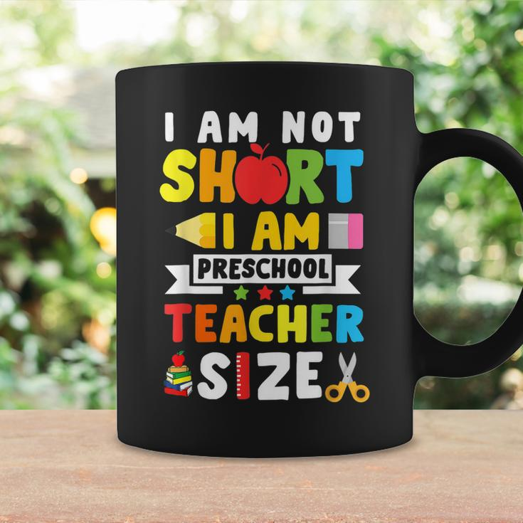 I Am Not Short I Am Preschool Teacher 100 Days Of School Coffee Mug Gifts ideas