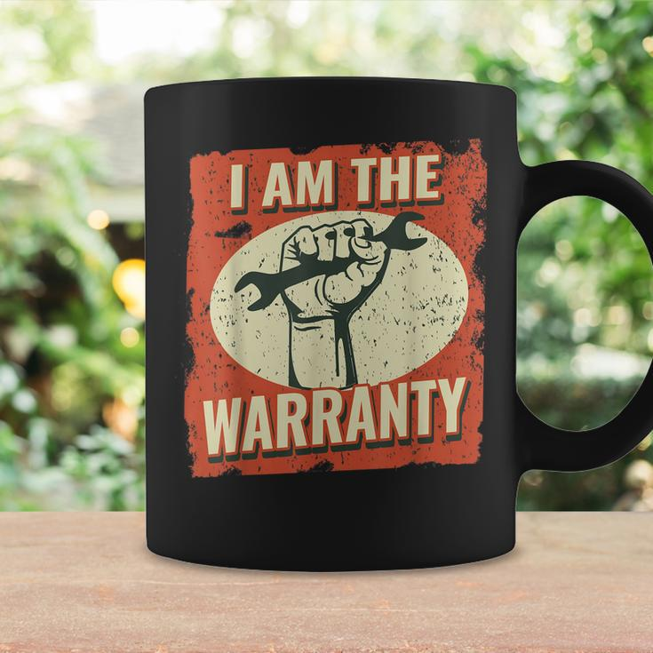I Am The Warranty Vintage Mechanic Dad For Men Auto Mechanic Coffee Mug Gifts ideas
