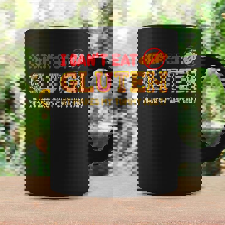 I Cant Eat Gluten It Makes My Tummy Hurt Gluten Intolerance Coffee Mug Gifts ideas