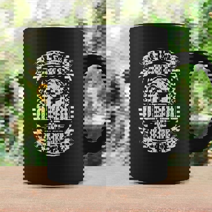 I Care About Volleyball And 3 People Volleyball Player Coffee Mug Gifts ideas