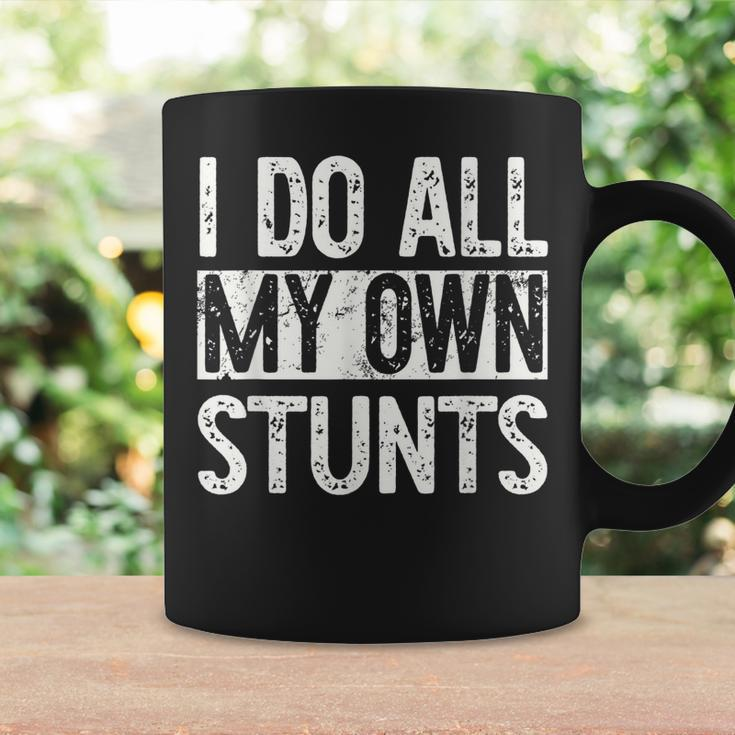 I Do All My Own Stunts Get Well Gifts Funny Injury Leg Coffee Mug Gifts ideas