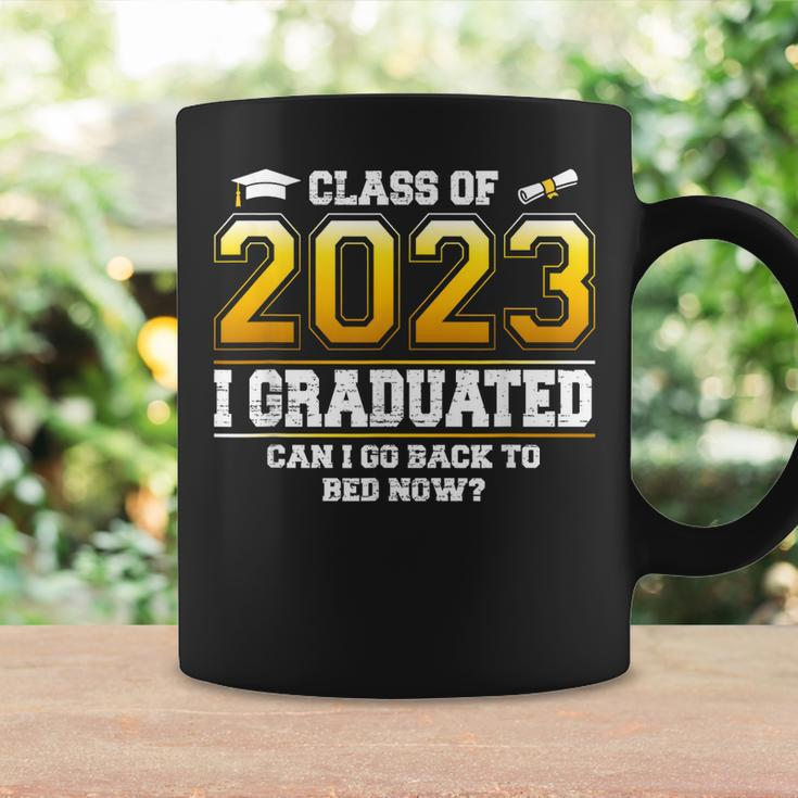I Graduated Can I Go Back To Bed Now Funny Class Of 2023 Coffee Mug Gifts ideas