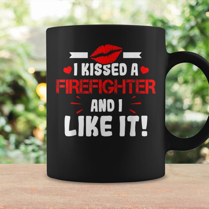 I Kissed A Firefighter And I Like It Wife Girlfriend Gift Coffee Mug Gifts ideas