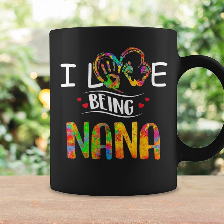 I Love Being A Nana Art Matching Family Mother Day Coffee Mug Gifts ideas