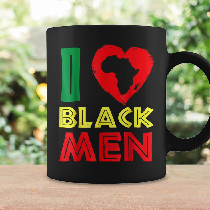 I Love Black Men Couples Black History Month African Pride Coffee Mug Gifts ideas