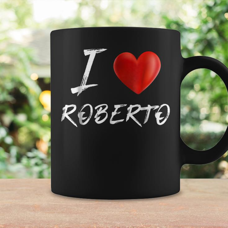 I Love Heart Roberto Family NameCoffee Mug Gifts ideas