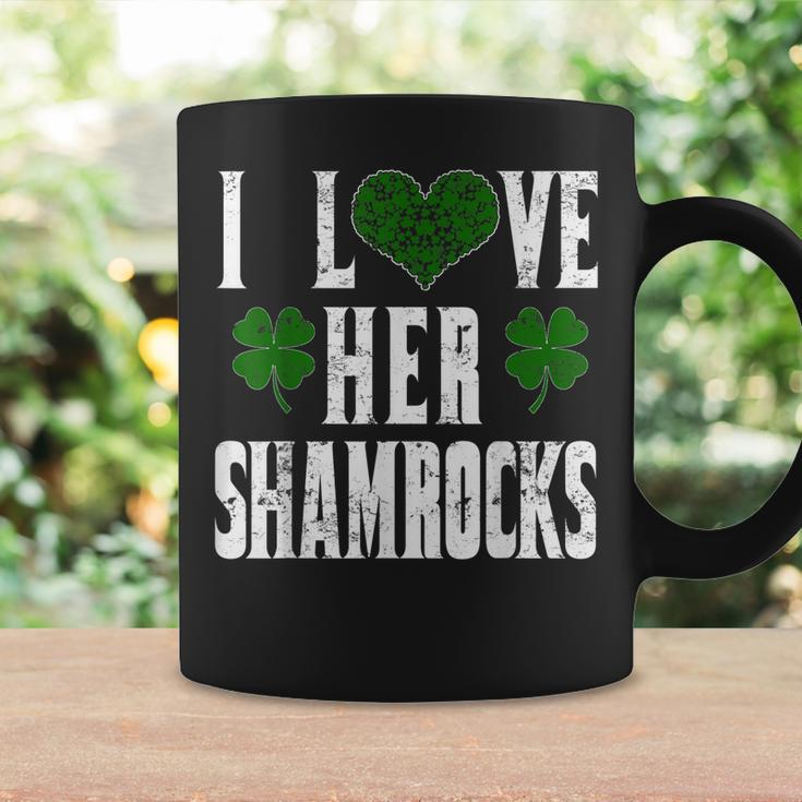 I Love Her Shamrocks Funny Couples St Patricks DayShirt Coffee Mug Gifts ideas