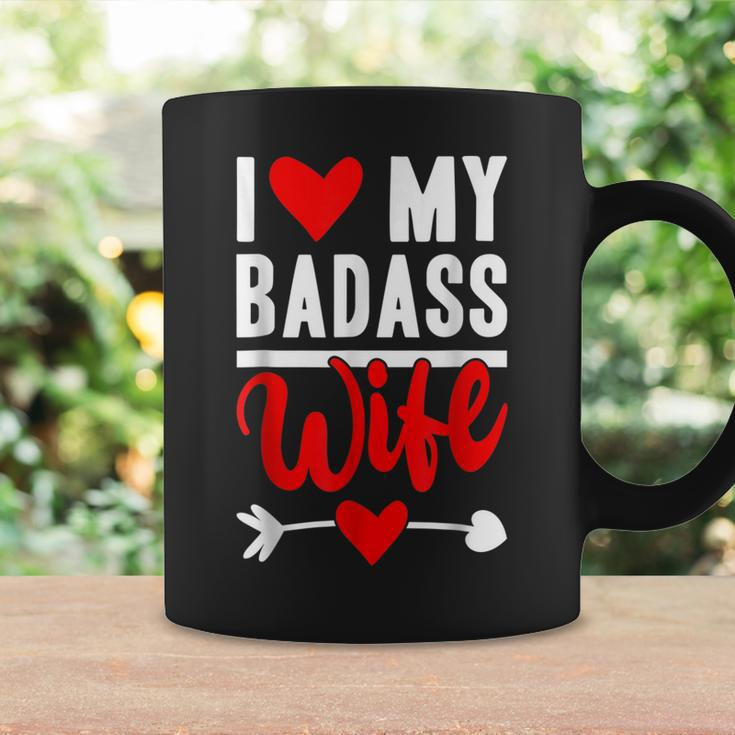 I Love My Badass Wife Funny Husband Valentines Wife Love Coffee Mug Gifts ideas