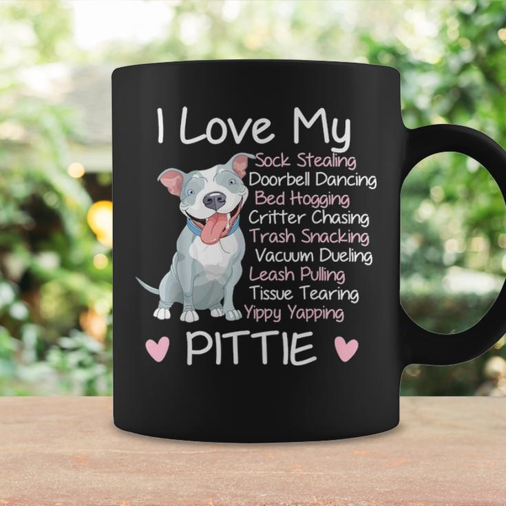 I Love My Pitbull Pittie Mom Mama Dad Youth Funny Coffee Mug Gifts ideas