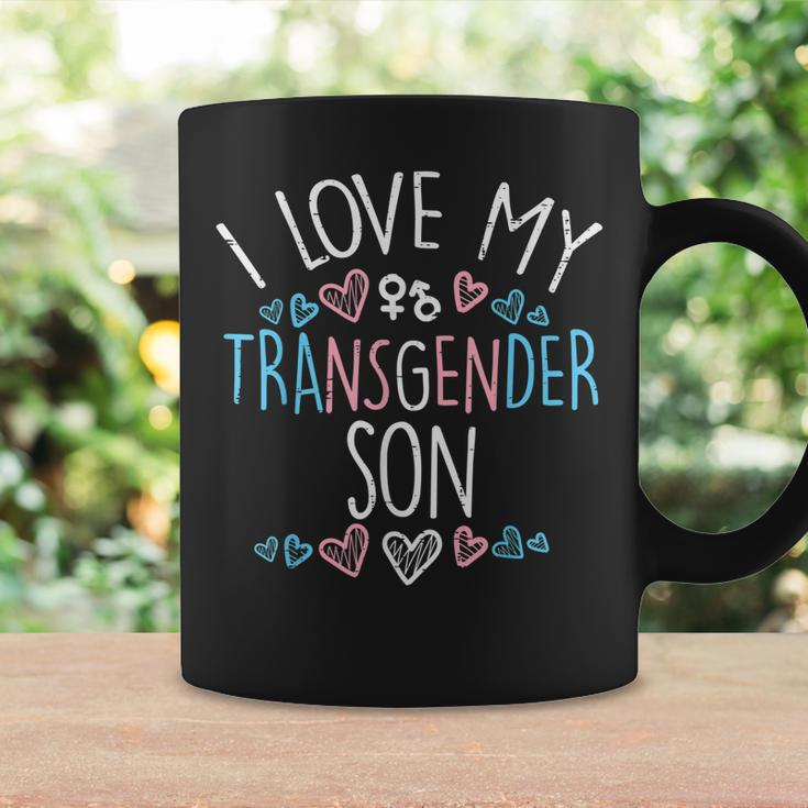 I Love My Transgender Son Transsexual Trans Pride Mom Dad Coffee Mug Gifts ideas