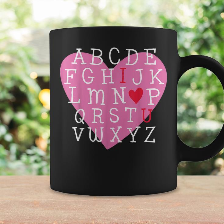 I Love You Valentines Day Alphabet Teacher Student School Coffee Mug Gifts ideas