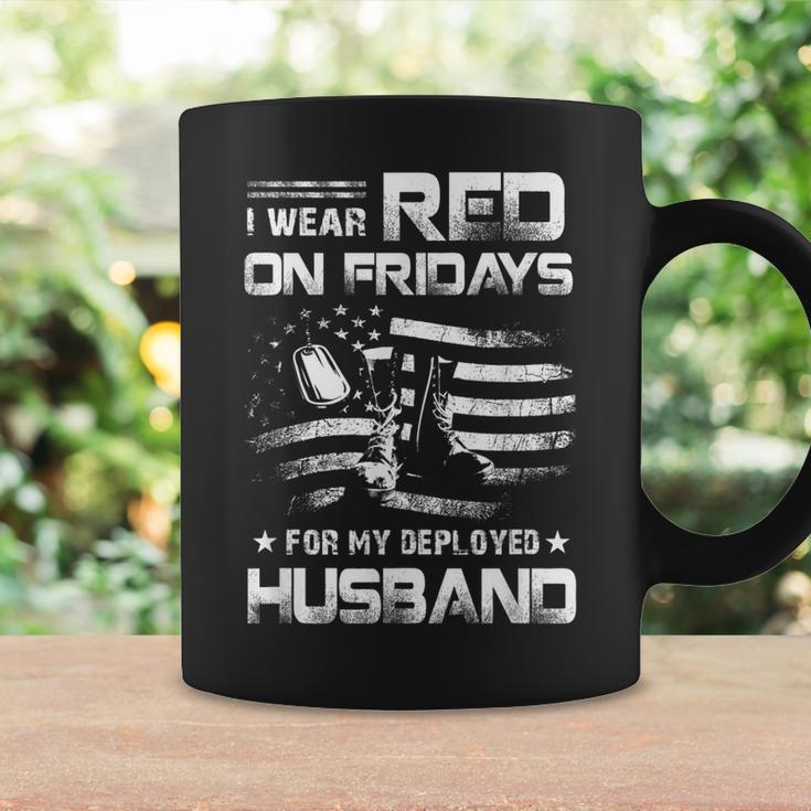 I Wear Red On Friday For My Husband Support Our Troops Coffee Mug Gifts ideas