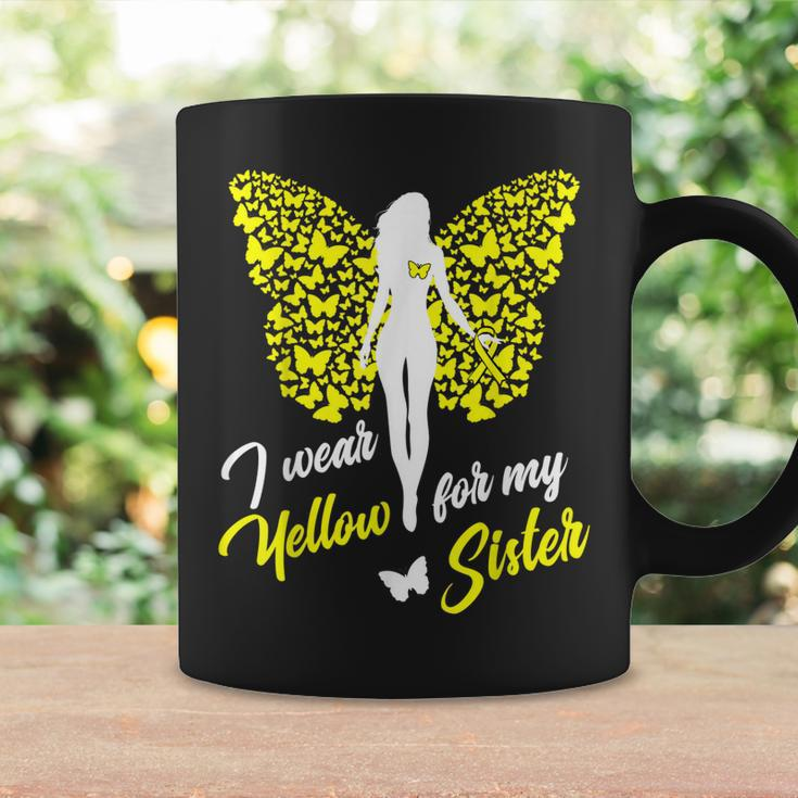 I Wear Yellow For My Sister Support Raise Awareness Coffee Mug Gifts ideas