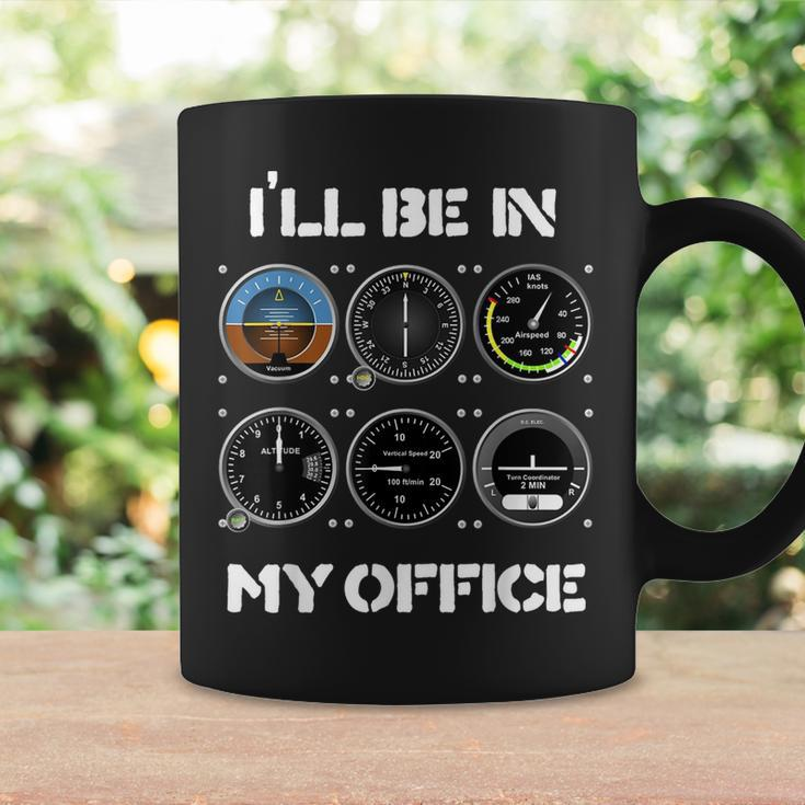 Ill Be In My Office Airplane Pilot Funny Pilots Christmas Coffee Mug Gifts ideas