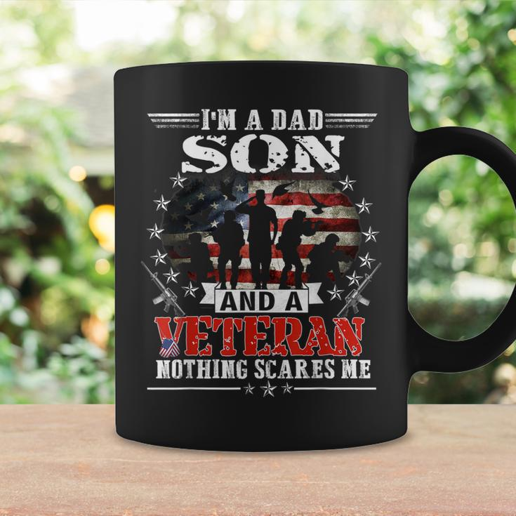 Im A Dad Son Veteran Memorial Day Funny Patrioitc Mens Coffee Mug Gifts ideas