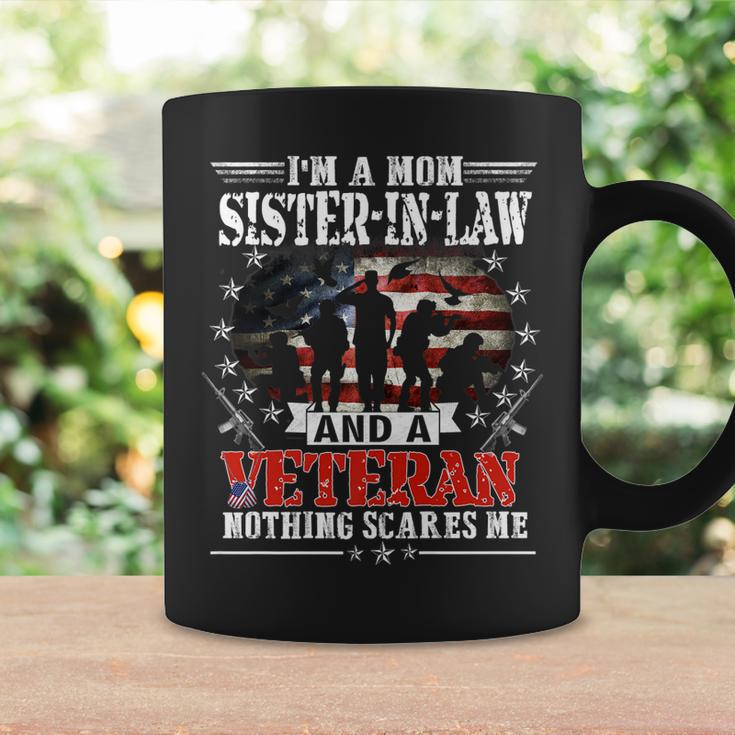 Im A Mom Sister-In-Law Veteran Mothers Day Funny Patrioitc Coffee Mug Gifts ideas