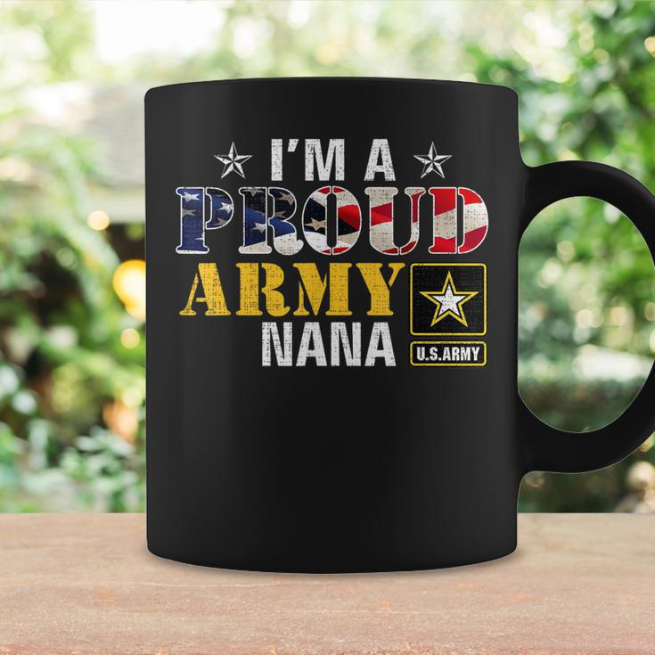 Im A Proud Army Nana American Flag Military Gift Veteran Coffee Mug Gifts ideas