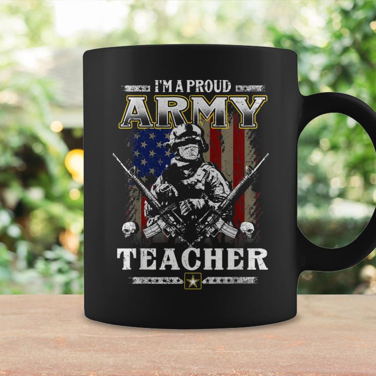 Im A Proud Army Teacher Veteran Fathers Day 4Th Of July Coffee Mug Gifts ideas