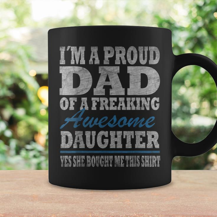 Im A Proud Dad From Daughter Funny Fathers Day Vintage Coffee Mug Gifts ideas