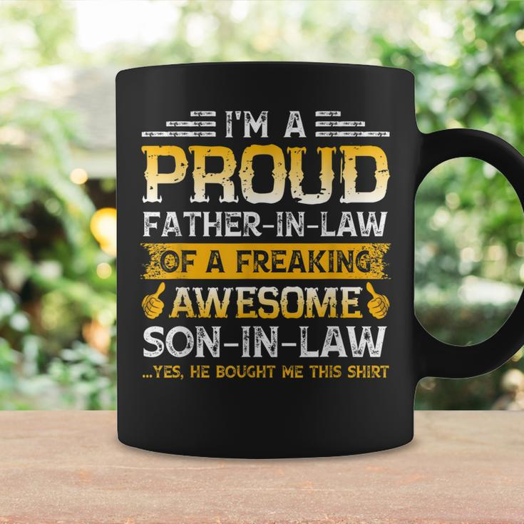 Im A Proud Father In Law Of A Awesome Son In Law Funny Coffee Mug Gifts ideas