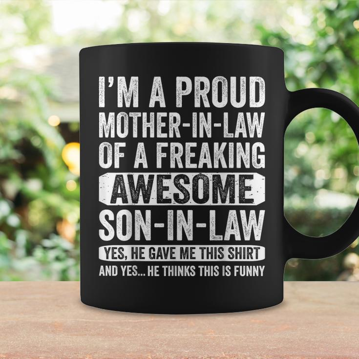 Im A Proud Mother In Law From Son In Law Funny Coffee Mug Gifts ideas